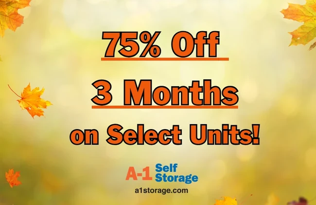 75% Off 3 Months on Select Units!